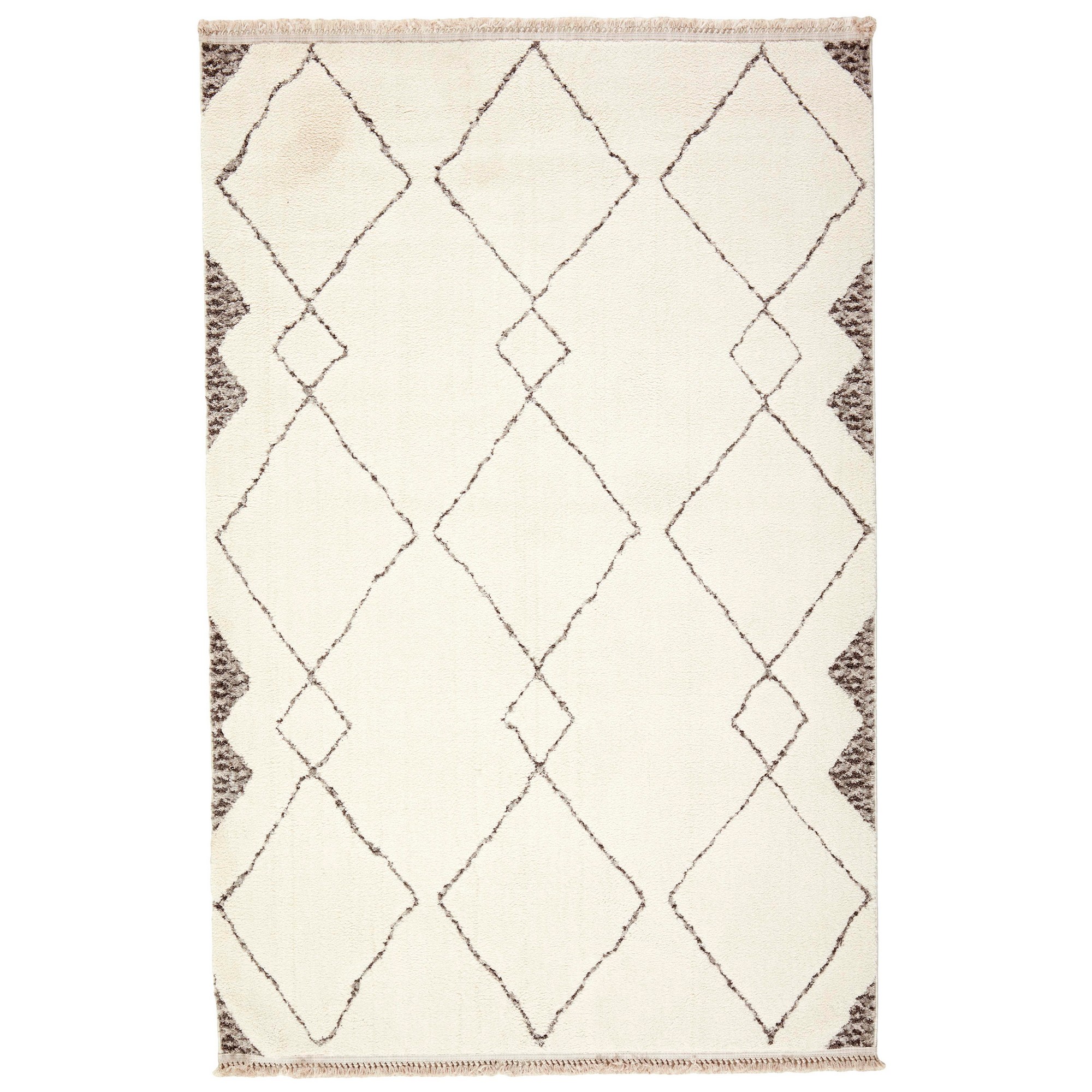 Savannah Moroccan Diamond Mhdgj54b Svn24 Rug In Cream White